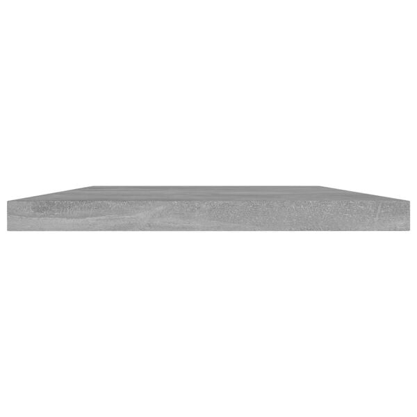 vidaXL Shelf Set of 8 Concrete grey Engineered wood 15.7 x 7.9 x 0.6 in