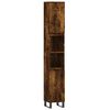 vidaXL Bathroom Furniture Set Smoked Oak Engineered wood, iron Large