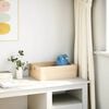 vidaXL Wooden Box Natural Solid pine wood Medium Storage Box