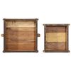 vidaXL Tray 2 pcs Brown 11.42 x 12.20 x 3.94 in Solid Reclaim Wood