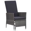 vidaXL Garden Lounge Set Grey