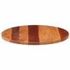 vidaXL Table Top Solid Wood Acacia Round 0.98 - 1.06 " 19.7 "