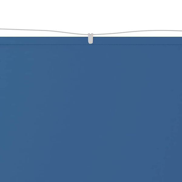 vidaXL Vertical Awning Blue Oxford fabric (100% polyester) 23.6 x 393.7 in