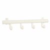 V-Part Coat Rack White Steel, plastic, aluminum Compact Wall mounting