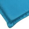 vidaXL Sun Lounger Cushion Blue Oxford fabric, Foam fiber