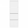 vidaXL Shoe Cabinet White Engineered wood Tall Shoe Cabinet