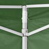vidaXL Gazebo Green PVC coated polyester, Powder-coated steel Large