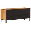 vidaXL TV Cabinet Natural Wood Solid Acacia wood, Engineered wood, Iron