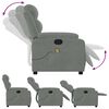 vidaXL Massage Recliner Chair Light gray