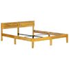 vidaXL Bed Frame Natural Wood Solid Mango Wood Super King Durable