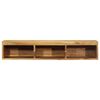 vidaXL Wall-mounted TV Cabinet Various shades of brown Solid acacia wood