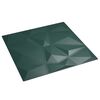 vidaXL Wall Panels 48 pcs Green 19.7"x19.7" XPS 129.2 ft&sup2; Diamond