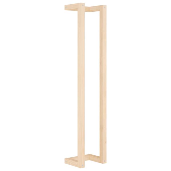 vidaXL Towel Rack Natural Wood Solid Pine Wood Medium Towel Rack