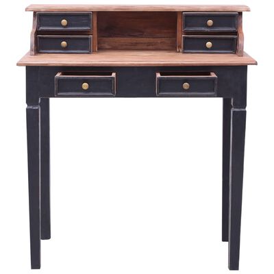 vidaXL Writing Desk with Drawers 35.4"x19.7"x39.8" Solid Reclaimed Wood