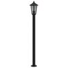 vidaXL Outdoor Floor Lamp Black Stainless Steel 47.2 in height