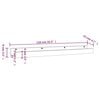 vidaXL Wall Shelf Natural Pine Solid pine wood (untreated)