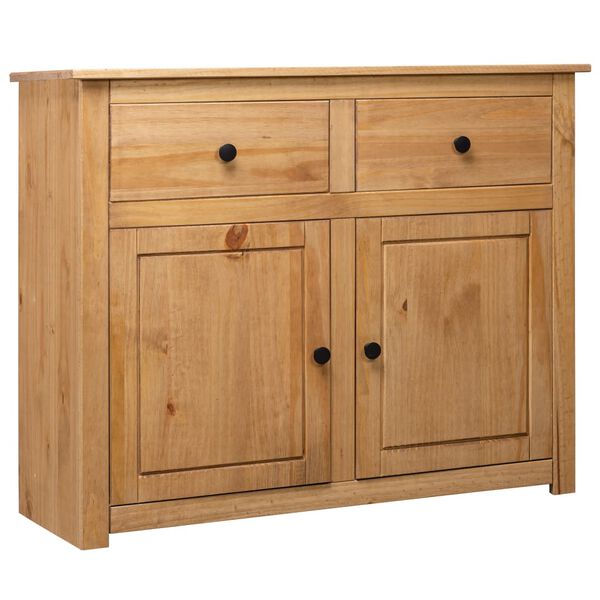 vidaXL Sideboard Natural wood Solid pine wood Large Sideboard