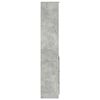vidaXL Highboard Concrete grey Engineered wood Tall Highboard
