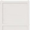 vidaXL Barn Door White 39.4"x81.9" Solid Wood Pine