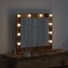 vidaXL Vanity Mirror with Mirror Old Wood 23.62 x 21.65 x 7.09 in