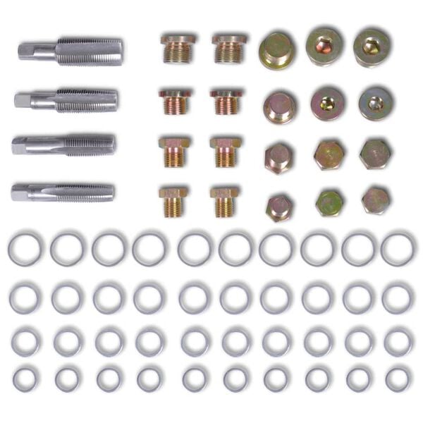 Oil Drain Plug Sump Damaged Thread Repair Kit 64 pcs M13 M15 M17 M20