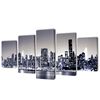 vidaXL Canvas Painting Monochrome Canvas, Wood 78.7 x 39.4 in