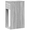 vidaXL Computer Tower Stand Grey Sonoma Engineered wood Compact