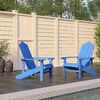 vidaXL Garden Chair Aqua blue HDPE (High Density Polyethylene) Standard