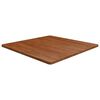 vidaXL Table Top Dark brown Solid oak wood 35.4 x 35.4 x 1.0 in Durable