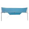 vidaXL Camping Tarp Blue 169.3x149.6x82.7" Waterproof