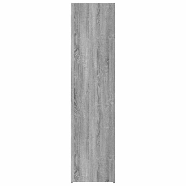 vidaXL Highboard Grey Sonoma Engineered Wood 72.8 in Tall Highboard
