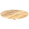 vidaXL Tabletop Natural Mango Wood Solid Mango Wood 23.6 in diameter