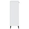 vidaXL Shoe Storage White Engineered wood, plastic Medium Shoe Storage