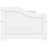 vidaXL Day Bed White Solid pinewood, engineered wood Twin Day Bed