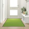 vidaXL Doormat Other Green and Black 47.3" x 98.4" Polyamide and PVC