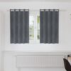 vidaXL Curtains 2 pcs Light grey 55.12 x 55.12 in Velvet