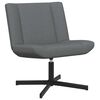 vidaXL Swivel Chair Dark Grey 63 x 75 x 76 cm fabric
