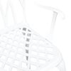 vidaXL Garden Chair 2 pcs White 55 x 56.5 x 91cm Aluminium
