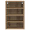 vidaXL Hanging Cabinet Artisan oak Engineered wood Medium