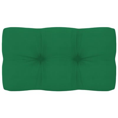 vidaXL Pallet Sofa Cushion Green 27.6"x15.7"x3.9"