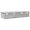 vidaXL Wall Shelf Gray Sonoma Engineered wood Medium Wall Shelf