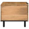 vidaXL Coffee Table Brown Solid mango wood, engineered wood, metal Medium