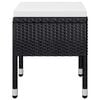 vidaXL Dining Set Black, Cream White