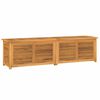 vidaXL Garden Storage Box Warm wood Solid Teak Wood Large