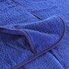 vidaXL Beach Towel Set of 2 Royal blue 84% cotton, 16% polyester