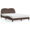 vidaXL Bed Brown