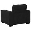 vidaXL Sofa Chair Black Velvet, Metal, Plywood, Solid Wood Medium