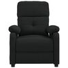 vidaXL Massage Chair Black 100% polyester, metal, solid wood, plywood