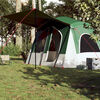 vidaXL Camping Tent Cabin 5-Person Green Waterproof