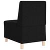 vidaXL Modular Sofa Unit Armless 2 pcs Black 21.65 x 29.13 x 32.28 in
